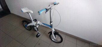 Predám skladací bicykel 14" kolesa. Servisovany.Na výšku  1 - 4