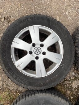 5x112 r15 elektróny Volkswagen + zimne pneu 195/65 r15 - 4