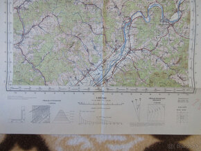 Mapa Považská Bystrica, Púchov, Mariková, Pruské 1953 - 4