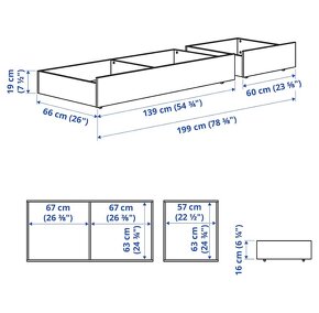 Postel TRYSIL IKEA 140x200cm - 4