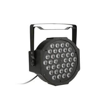 LED pár reflektor 36 ľad RGB, DMX, strobo - 4