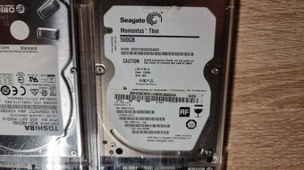 2.5" HDD 500GB, 1TB - Toshiba, Seagate - 4