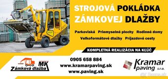 Pokladka zámkovej dlažby STROJOVO - 4