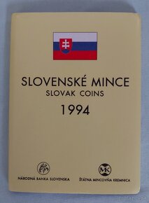 SADY Slovenských  mincí- roky 1993. 1994, 1995, 1996, 1997 - 4