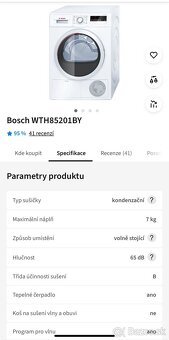 Sušička BOSCH WTH 85201 BY - 4