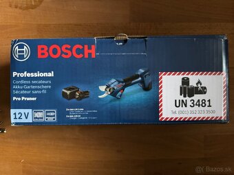 Akumulátorové záhradné nožnice Bosch Pro Pruner 12V - 4