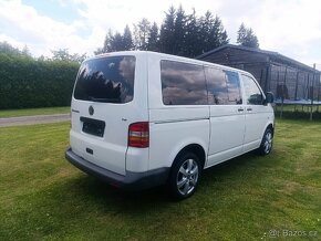 Vw T5 1.9tdi orig.bez DPF, S.kniha, 9míst, bez koroze, pěkný - 4