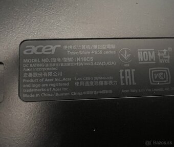 Acer Travelmate i7-7600u - 8GB RAM - 15.6" - 4