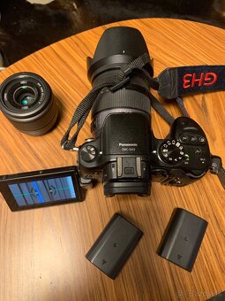 Panasonic GH3+2 objektivy+2extra baterie - 4