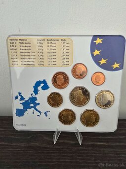 BU sady eurominci, euro mince 1 cent- 2€ nie PROOF - 4