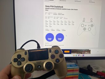 PS4 dualshock ovládač - 4