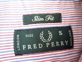 Fred Perry pánska slim  košeľa M - 4