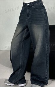 Dievčenské baggy jeans 11-13 r. - 4