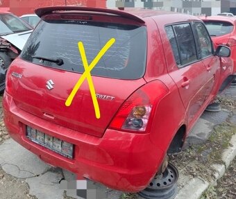 MOTOR M15A Suzuki Swift 1.5 2008 DVERE, ZADNÝ NÁRAZNÍK, ZADN - 4