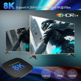 Android 13 8K ULTRA HD TV Box TRANSPEED MX 4/32GB - 4