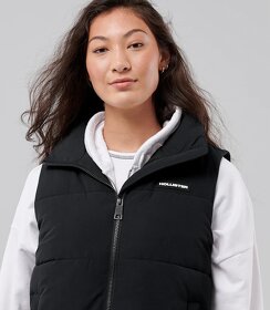 HOLLISTER prekrasna damska PUFFER vesta - 4