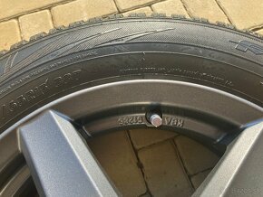 zimné 185/65 R15 Falken na el.diskoch + reťaze, - 4