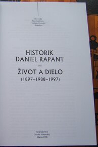 D. RAPANT slovenské povstanie 1848-49 I. diel + života dielo - 4