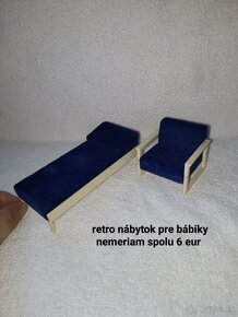 Retro nábytok pre bábiky, - 4