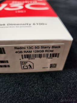 Redmi 13C 5G Starry Black, MediaTek Dimensity 6100+ - 4