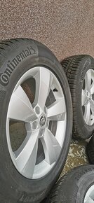 Alu Škoda 5x112 a zimné Continental TS850 215/65 R17 - 4