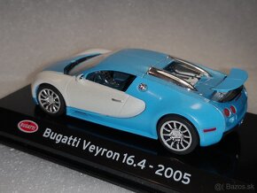 Predám kovový zberateľský model auta Bugatti Veyron 1:43 - 4