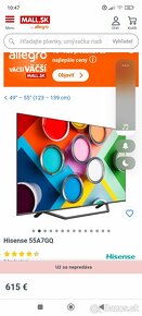 Hisense Smart tv 4k UHD 55 - 4