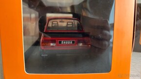 ŠKODA 130L 1988 ČERVENÁ, 1987 Rally Monte Carlo 1/18 IXO - 4