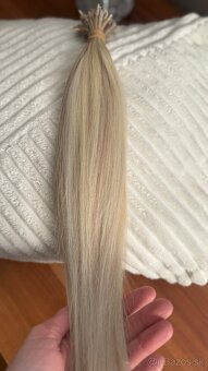 Ruske blond vlasy na predlzenie 65 -70 g dlzka 48-50 cm - 4