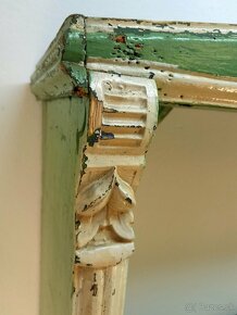 Stará drevená knižnica - polica na knihy - wooden libary - 4
