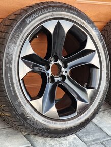 BMW X6 al.disky+zimné pneumatiky 255/50R19 - 4