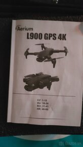 Dron AERIUM L900 GPS 4K čierny - 4