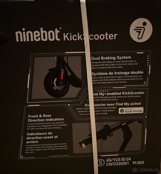 NOVÁ kolobežka ninebot KickScooter F2/800w - 4