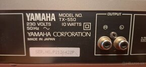 Predám tuner Yamaha TX-550 Titan - 4