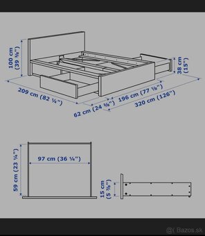 IKEA Malm posteľ 180x200 - 4