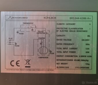 Predám mini chladničku zn. SCHAUBLORENZ - 4