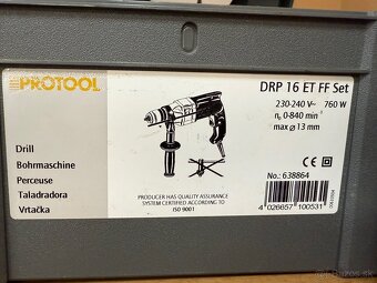 Vŕtačka Protool DRP16 ET FF - 4