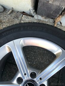 zimné komplet pneu na diskoch Mercedes 205/55 R17 - 4