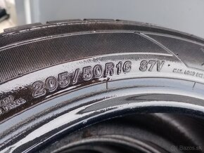 Letné pneu 205/50 r16 - Yokohama - 4ks - 6,5mm - 4