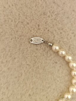 Vivienne Westwood náhrdelník- Mini bas relief pearl choker - 4