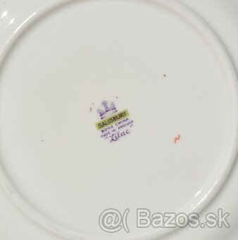 Starožitný porcelánový trojset - voňavý orgován - 4