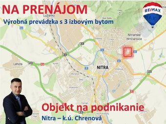 Prenájom podnikateľského objektu s 3 izb. bytom v Nitre EXKL - 4