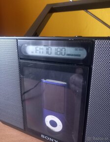 Stereo rádio Sony ZS-S4iP, Rádio, Cd, iPod,Aux, v 100% stave - 4
