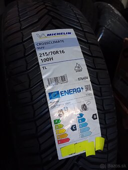 2x nové celoročné pneu 215/70R16 Michelin - 4