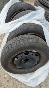 Zimne pneu 165/70 R14 + disky 5x100 - 4