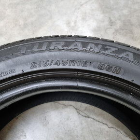 Letné pneumatiky 215/45 R16 BRIDGESTONE DOT4117 - 4