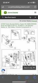 Spätne zrkadlo John Deere 6-7-8R - 4