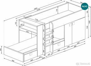 Detska poschodová posteľ - 4