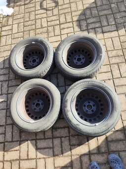 Plechové disky 5x112 195/65 R15 letné - 4