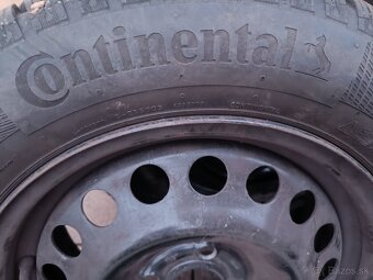 Predam - kolesá , pneumatiky Continental 195/60 R15 T zimné - 4